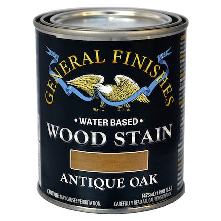 General Finishes 1 Pt Antique Oak Wood Stain Water-Based Penetrating Stain WOPT